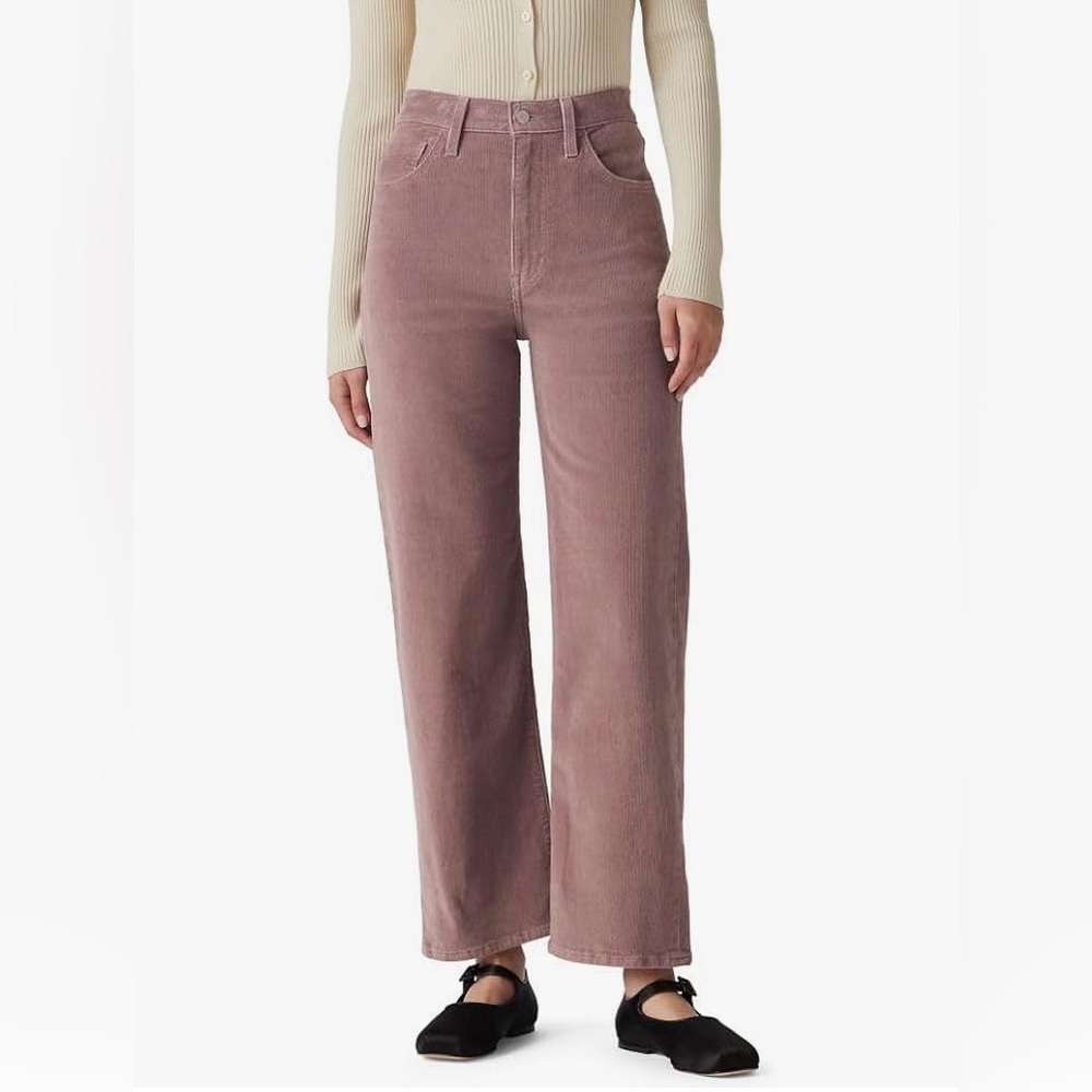 Levi’s Women's Ribcage Straight-Leg Corduroy Ankle Pants